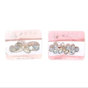 Set of two “Something Blue” Bridal Barrette